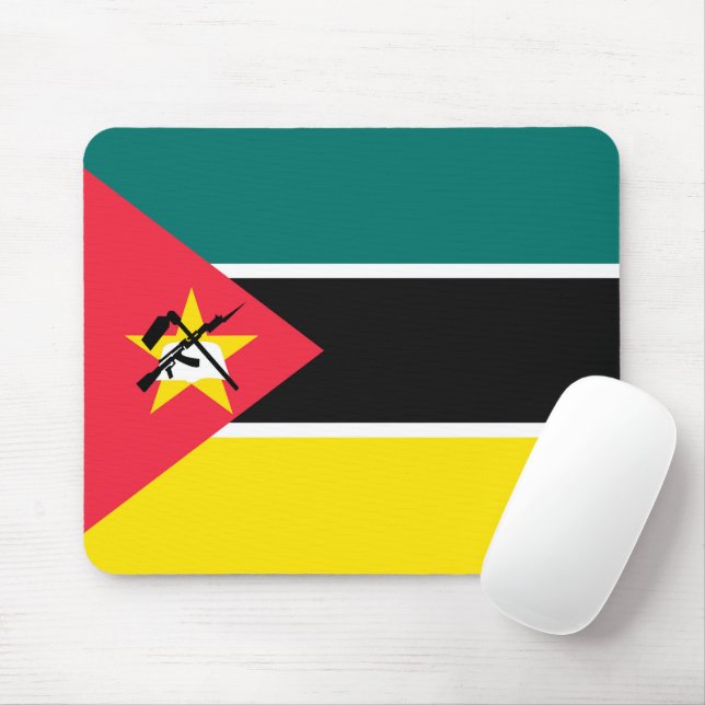 Mozambique flag mouse pad (With Mouse)