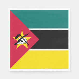 Mozambique Flag Napkin