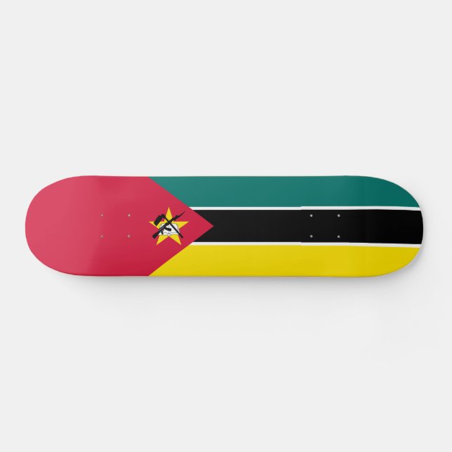 Mozambique Flag Skateboard (Horz)