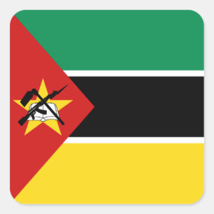 Mozambique Flag Sticker