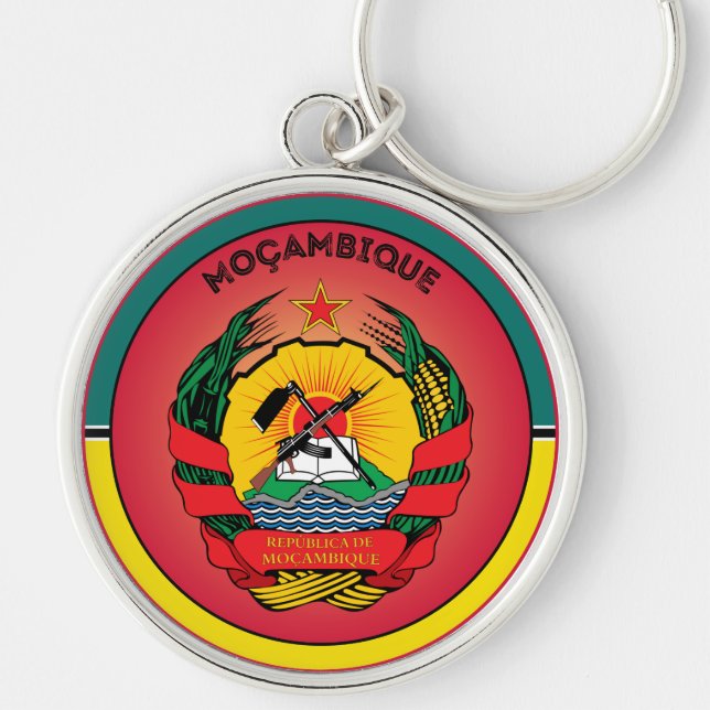 Mozambique Heritage Emblem Keychain (Front)