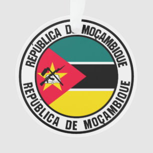 Mozambique Round Emblem Ornament