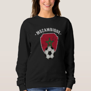Mozambique Soccer Flag Football Mozambican Pride R Sweatshirt