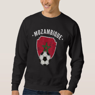 Mozambique Soccer Flag Football Mozambican Pride R Sweatshirt