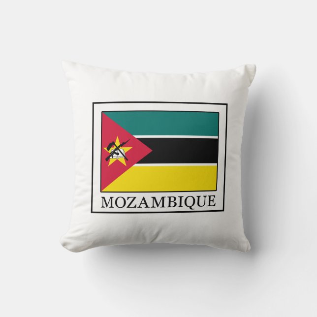 Mozambique Throw Pillow (Front)