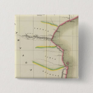 Mozambique, Zimbabwe 49 2 Inch Square Button