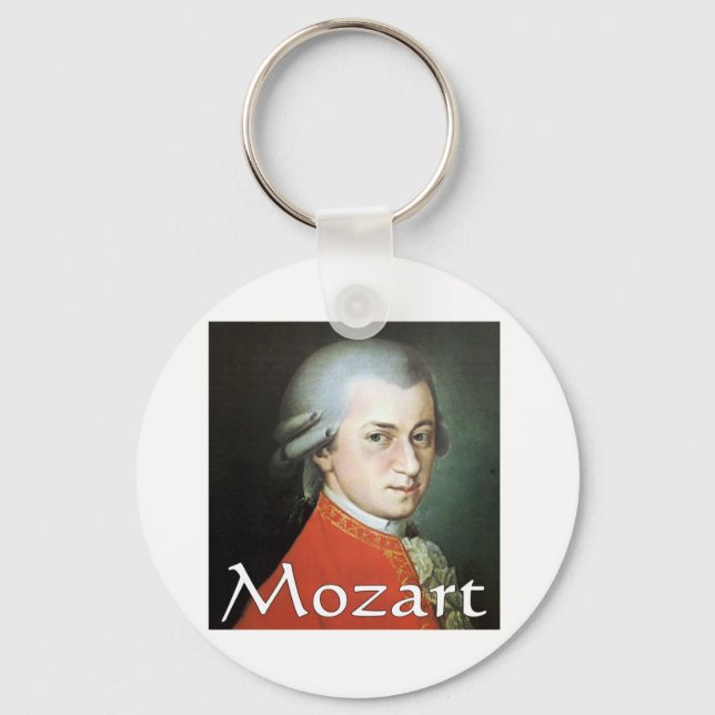 Mozart gifts for music lovers keychain (Front)