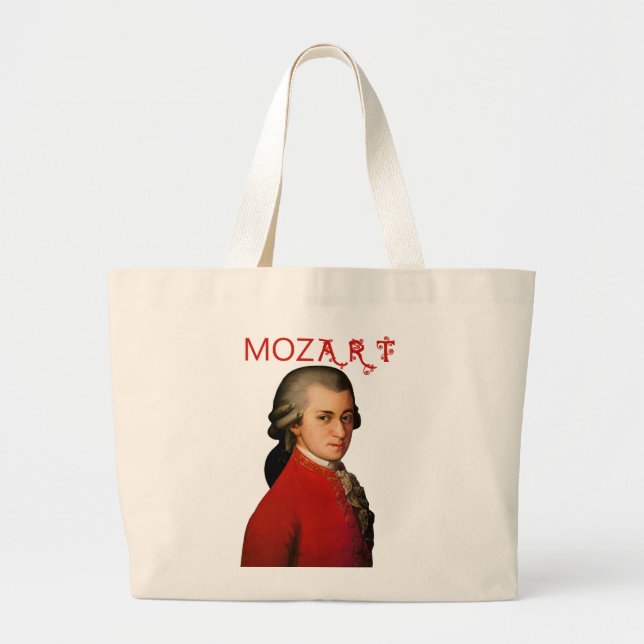mozART Large Tote Bag (Front)