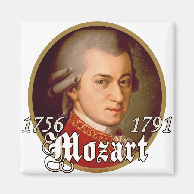 Mozart Magnet (Front)