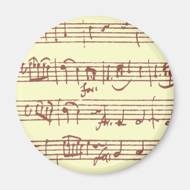 Mozart Magnet 2-1/4" (Front)