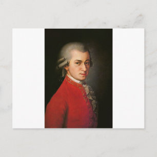 mozart postcard