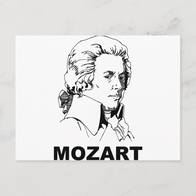 Mozart Postcard (Front)