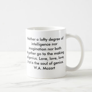 Mozart Quote Mug