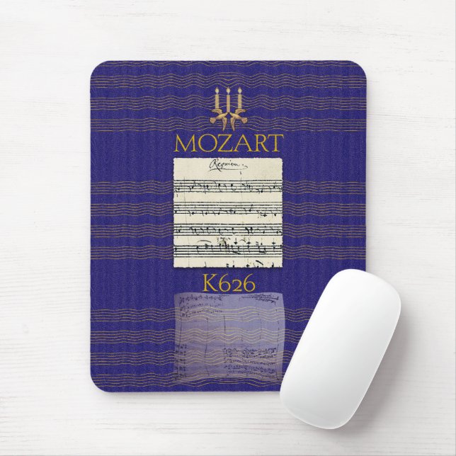 Mozart Requiem Mouse Pad (With Mouse)
