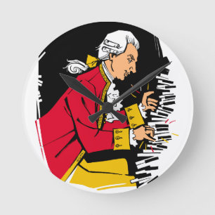 Mozart Round Clock