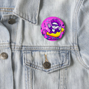 Mozart's Musical Carousel Extravaganza! 2 Inch Round Button
