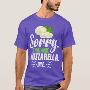 Mozzarella Cheese Recipes Buffalo Italian Fresh238 T-Shirt