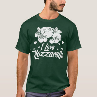 Mozzarella Cheese Recipes Buffalo Italian Fresh Pr T-Shirt