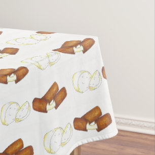 Mozzarella Cheese Sticks Bar Pub Fried Junk Food Tablecloth