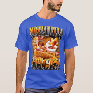 Mozzarella Cheese Sticks Bootleg Rap CD Aesthetic T-Shirt