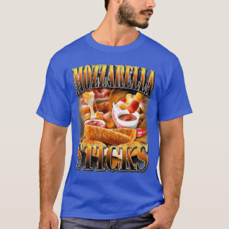 Mozzarella Cheese Sticks Bootleg Rap CD Aesthetic  T-Shirt