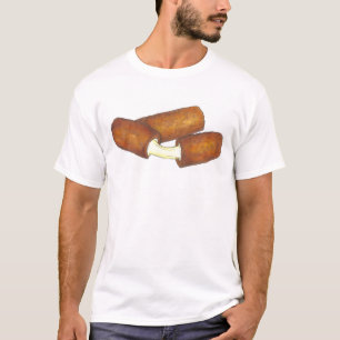 Mozzarella Sticks Cheese Snack Food Foodie Tee