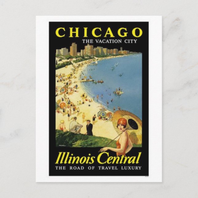 MP2287~Chicago-The-Vacation-City-Posters Postcard (Front)