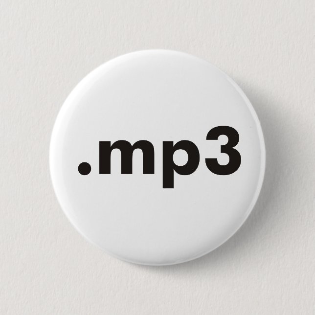 mp3 products & designs! 2 inch round button (Front)