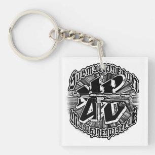 MP 40 Square (double-sided) Acrylic Keychain