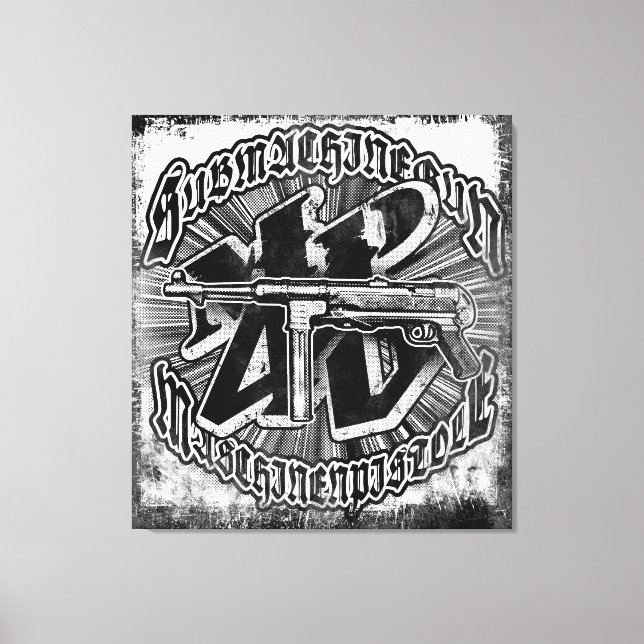 MP 40 Stretched Canvas Print (Front)