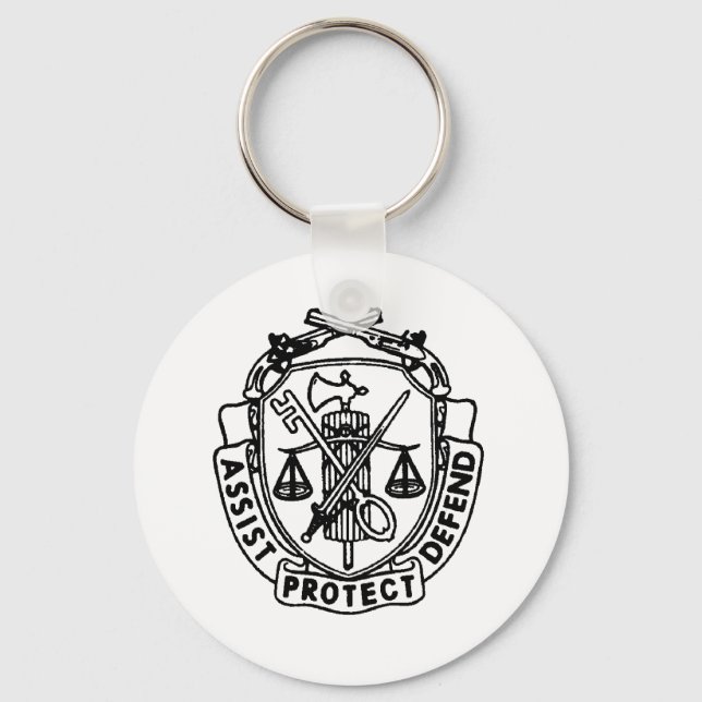 mp crest keychain (Front)