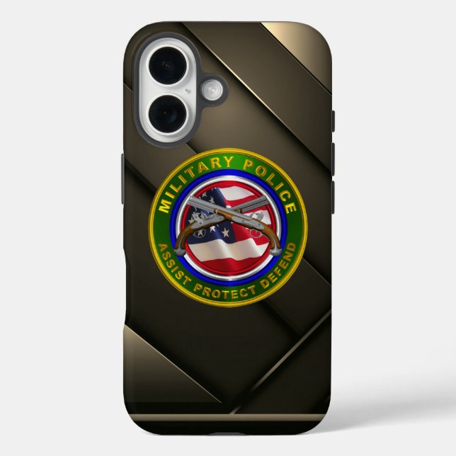 MP Military Police Corps Case-Mate iPhone Case (Back)