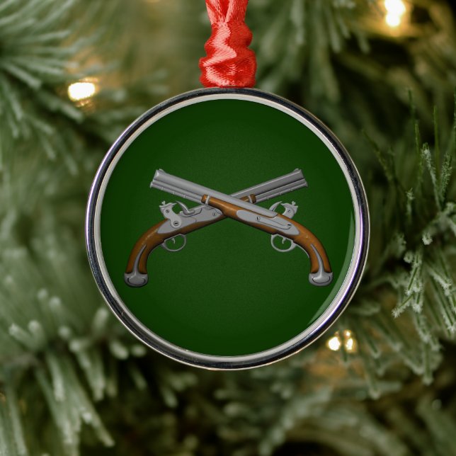 MP Miltiary Police Christmas  Metal Ornament (Tree)