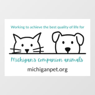 MPA Companion Animals Window Cling