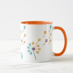 MPA Dandelion Empreintes de pattes cafés Mugs