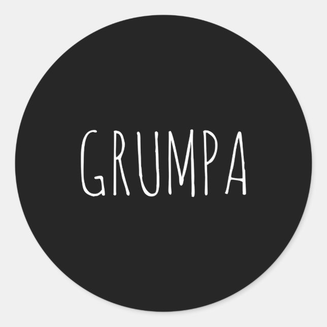 Mpa Funny Novelty For Mpy Grandpa Graphic  Classic Round Sticker (Front)