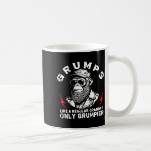 Mps Like A Regular Grandpa Only Mer Monkey (on Bac Coffee Mug
