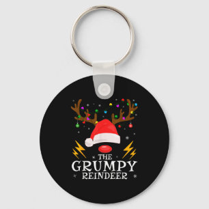 Mpy Reindeer Family Matching Christmas Party Funny Keychain