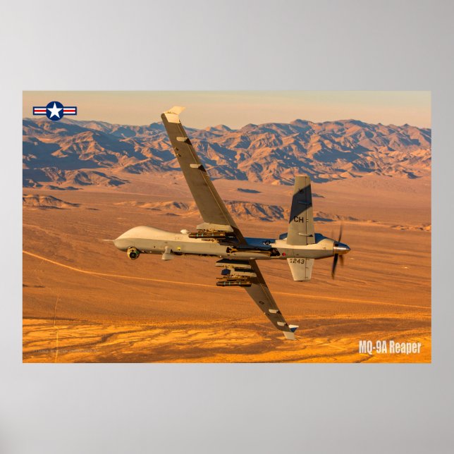 MQ-9A REAPER POSTER (Front)