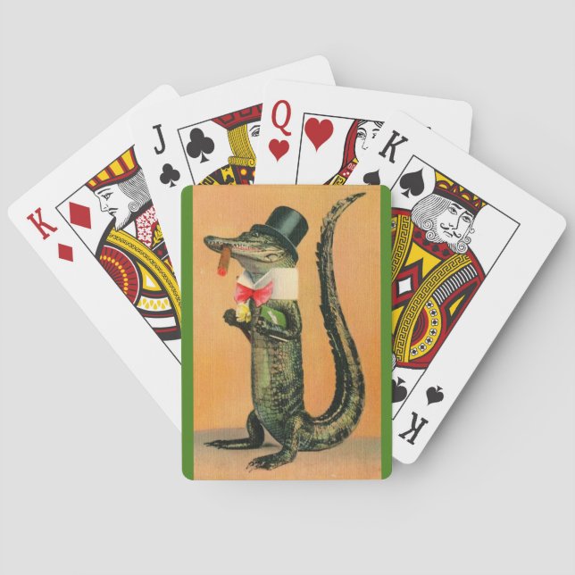 Mr. Alligator Playing Cards (Back)