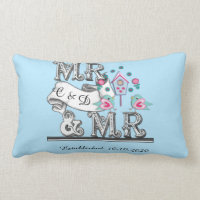 Mr and Mr Personalized Gay Wedding Gift