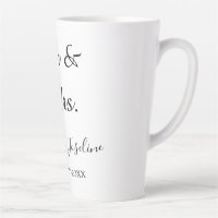 Mr and Mrs add name est. Date year wedding couple 
