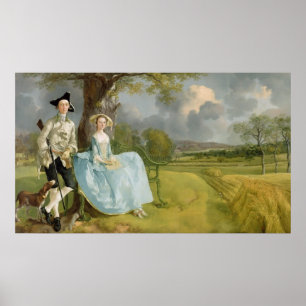 Mr and Mrs Andrews, c.1748-9 Poster
