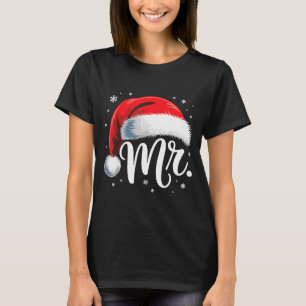 Mr And Mrs Claus Couples Matching T-Shirt