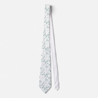 Mr and mrs cute doodles sage green tie