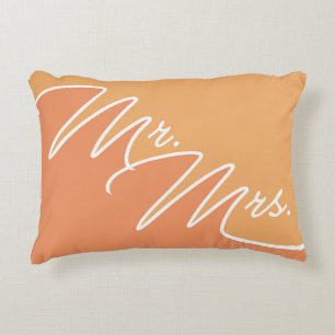 Mr.and Mrs. design. Decorative Pillow