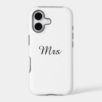 Mr and Mrs | elegant modern matching couple