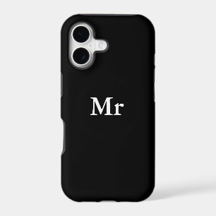Mr and Mrs elegant modern matching couple