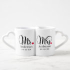 Mr and Mrs Elegant Script Monogram