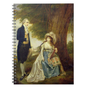 Mr and Mrs Fraser, c.1785-90 (oil on canvas) Notebook